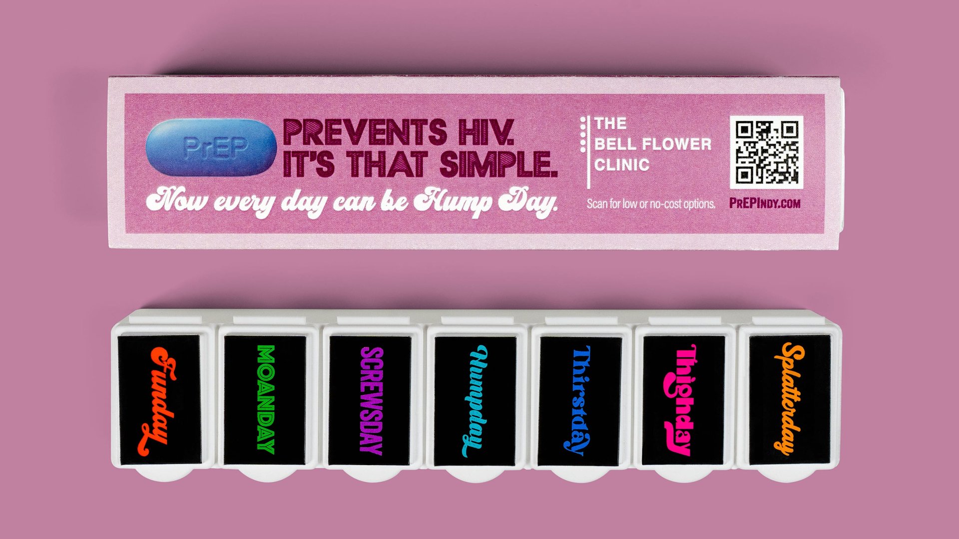 HIV Prevention Campaign - 7 Day Pill Container