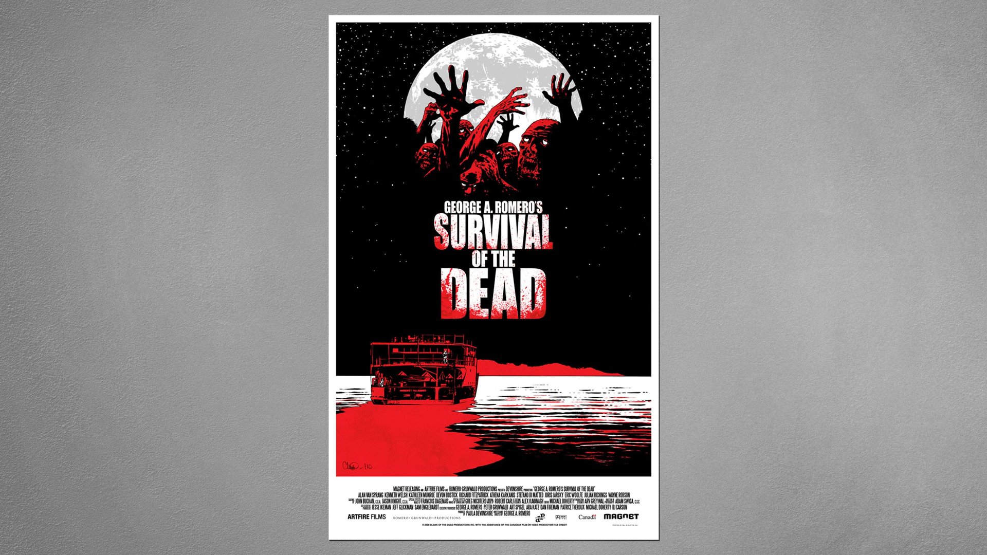 Survival of the Dead Glow in the Dark Poster