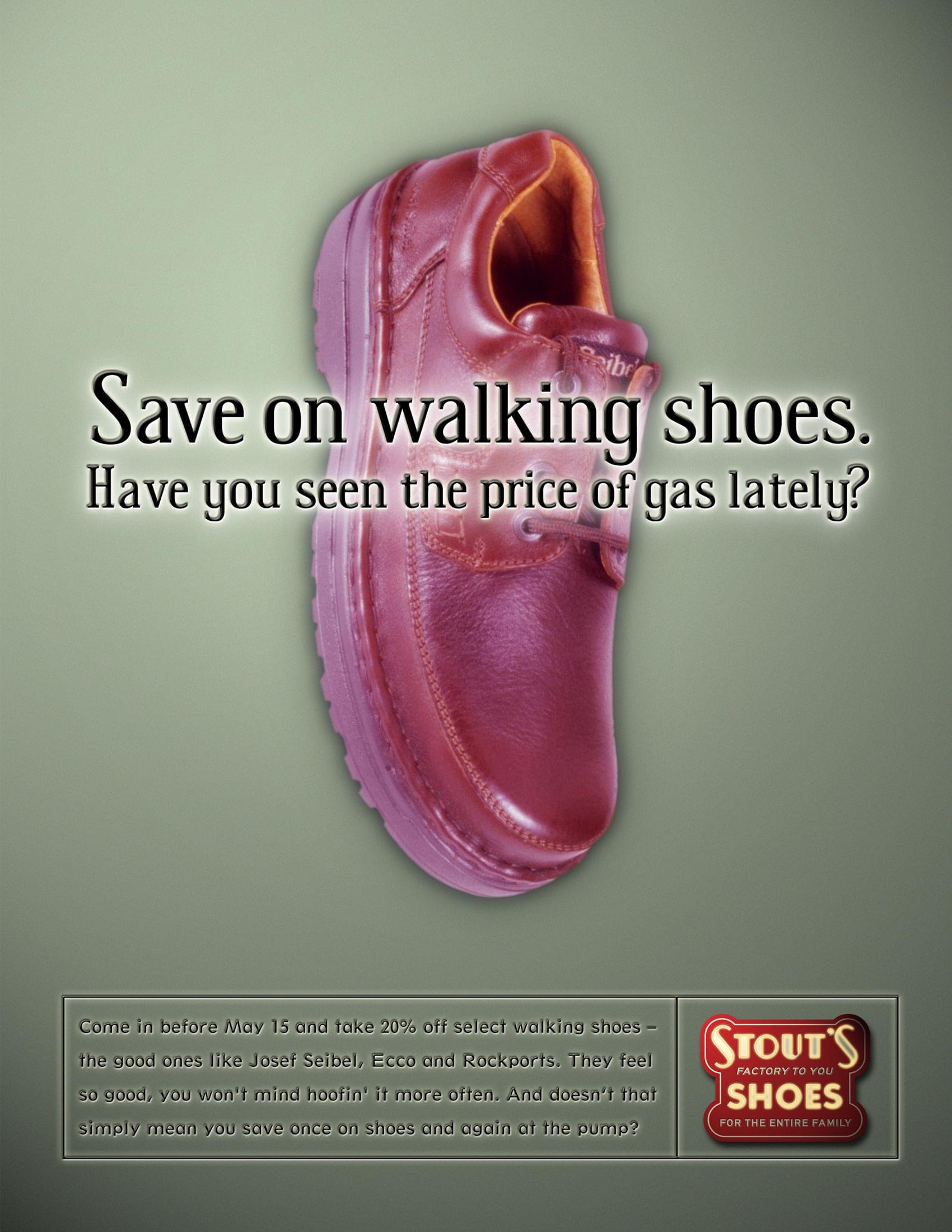Stout’s Shoes Print Campaign