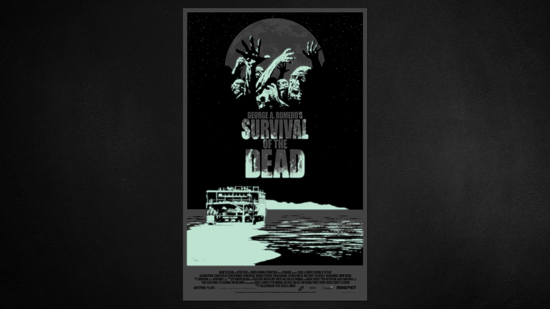 Survival of the Dead Glow in the Dark Poster
