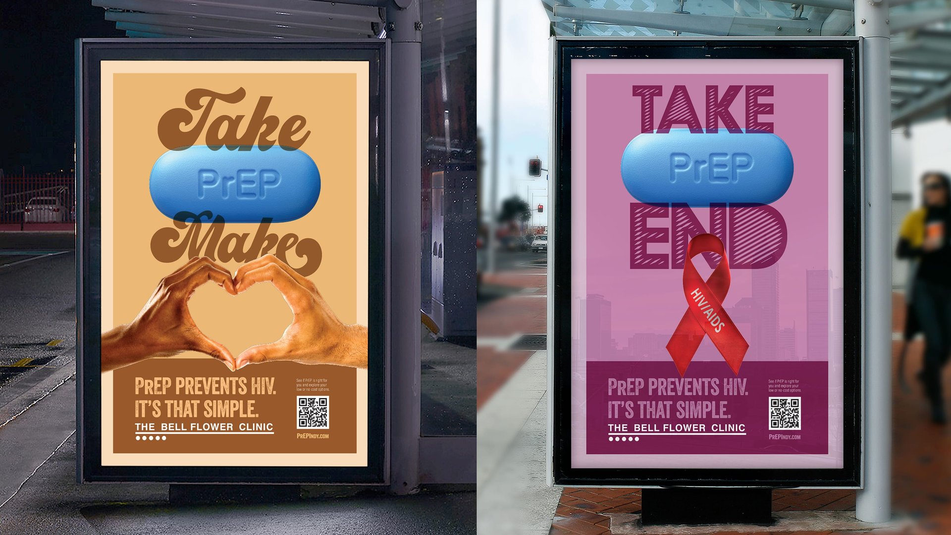HIV Prevention Campaign - Bus Shelters